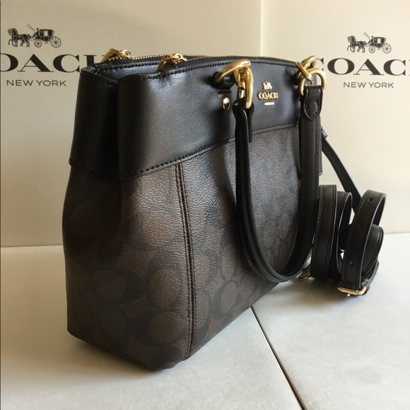 🌷Coach Signature Mini Brooke Carryall - Picture 2 of 8